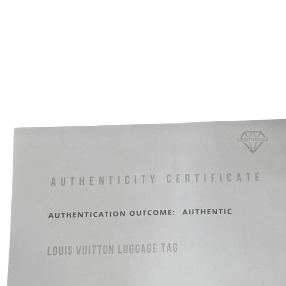 Authenticated Louis Vuitton Vintage Luggage tag large size with poignet - Picture 9 of 14